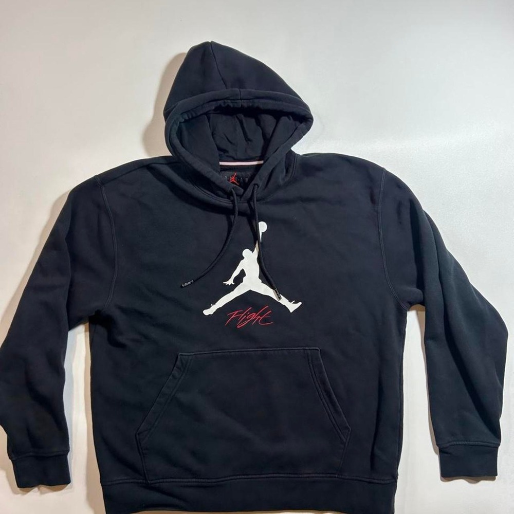 Jordan Flight Jumpman Hoodie Mens Size Medium Black